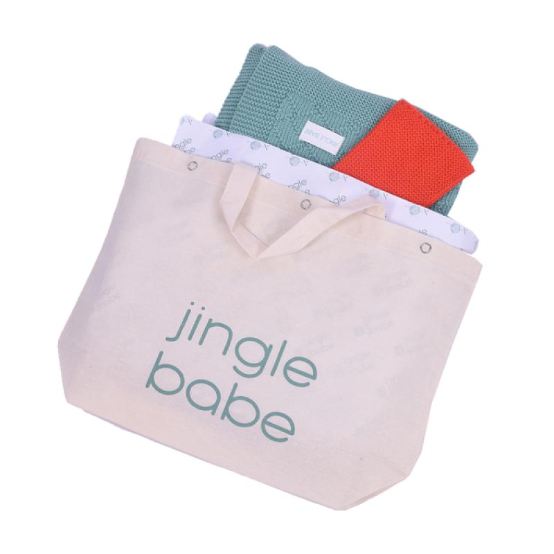 Organik Pamuk El Örgüsü Bebek Battaniyesi Hediyeli Set