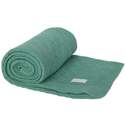 Organik Pamuk El Örgüsü Bebek Battaniyesi Hediyeli Set