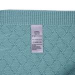 Organik Pamuk El Örgüsü Bebek Battaniyesi Hediyeli Set