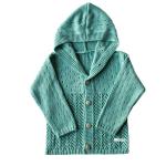 Organik Pamuk El Örgüsü Bebek Hırkası & Çocuk Hırkası Hediyeli Set