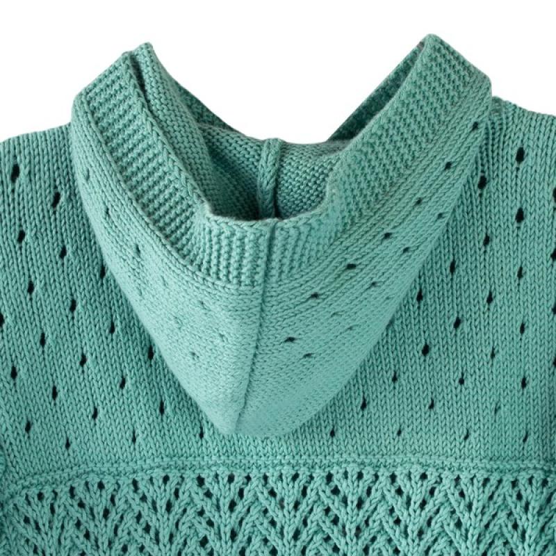 Organik Pamuk El Örgüsü Bebek Hırkası & Çocuk Hırkası Hediyeli Set